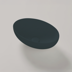 Stone Luno Ovale Aufsatzwaschschale aus Mineralguss
